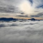 Nebel in den Allgäuer Alpen