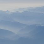 Nebel in den Alpen