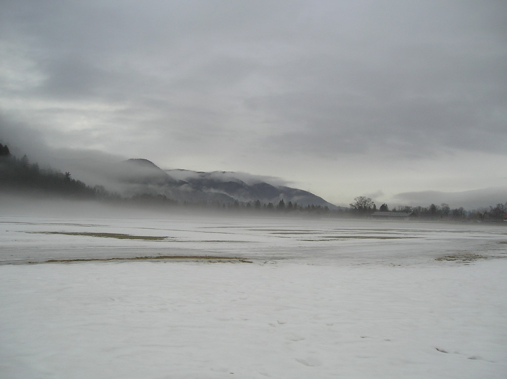 Nebel in den Alpen