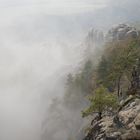 Nebel in den Bergen