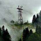 Nebel in den Bergen  -  Fog in the mountains