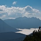 Nebel in den Tälern