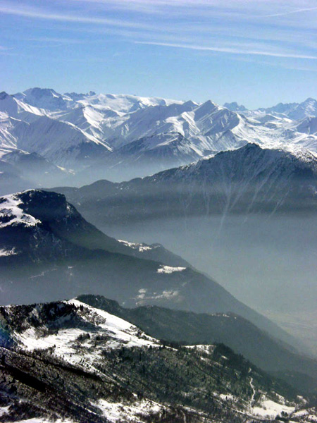 Nebel in den Tälern