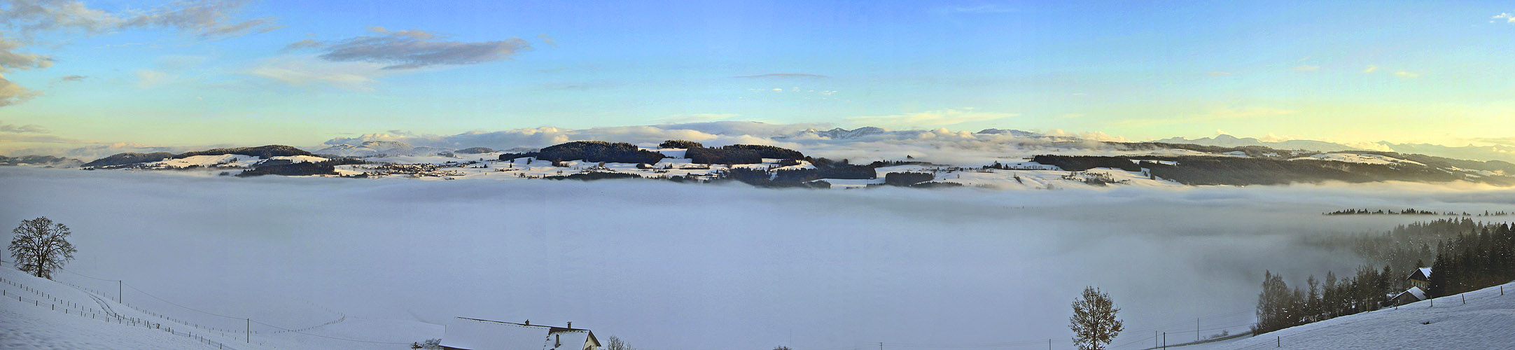 Nebel in den Tälern