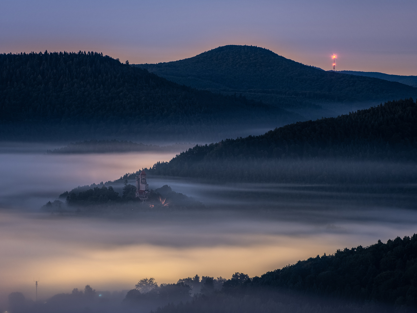 Nebel in den Tälern ....