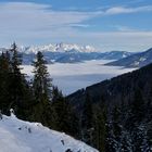 Nebel in den Tälern. Hochkönig Region