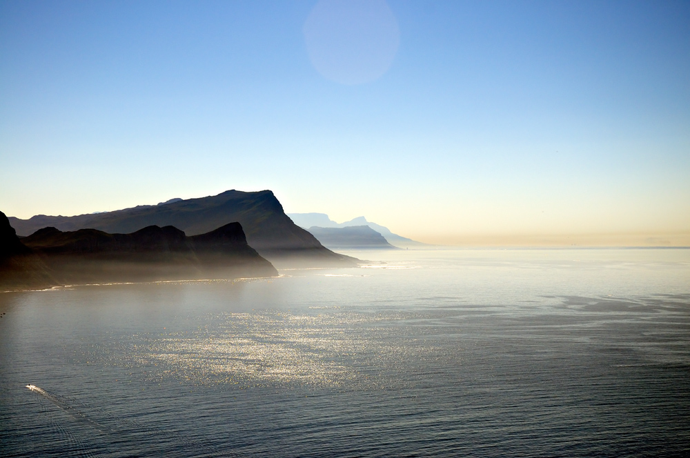 Nebel in der False Bay