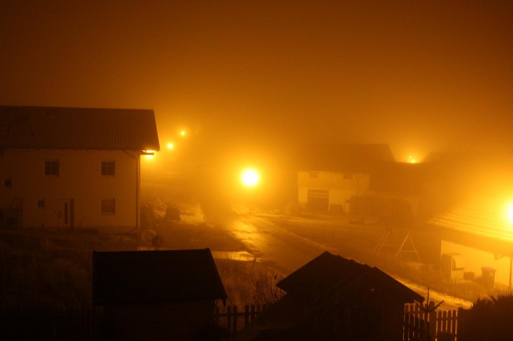 Nebel in der Nacht