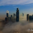 Nebel in der Sheikh Zahyed Road Dubai