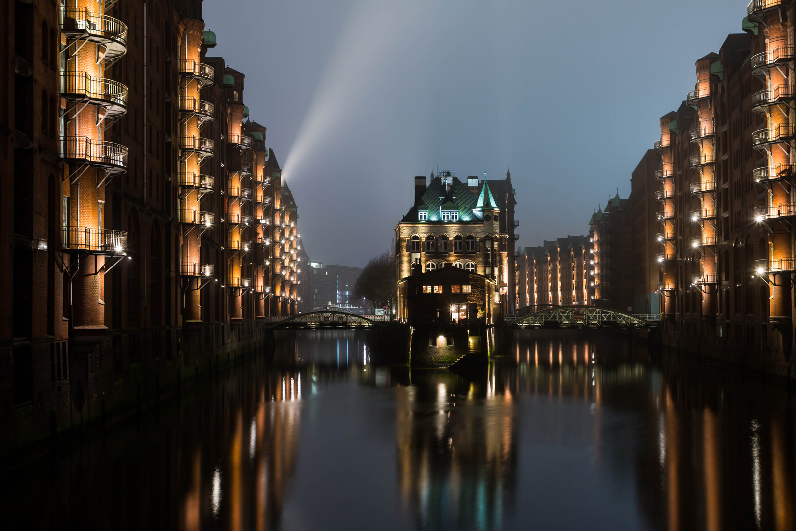 Nebel in der Speicherstadt