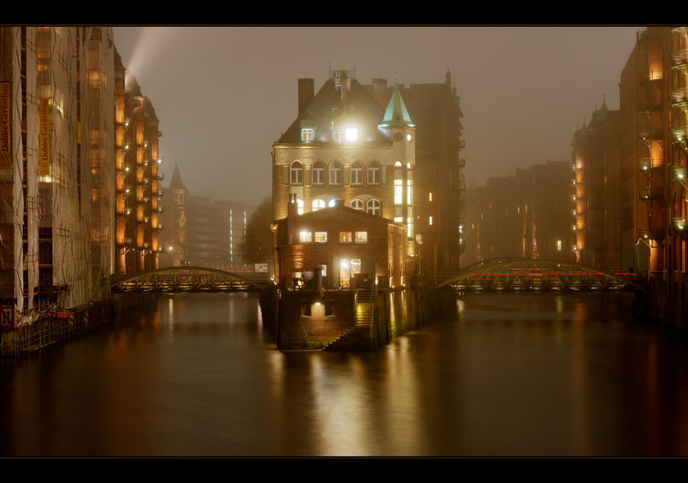 Nebel in der Speicherstadt