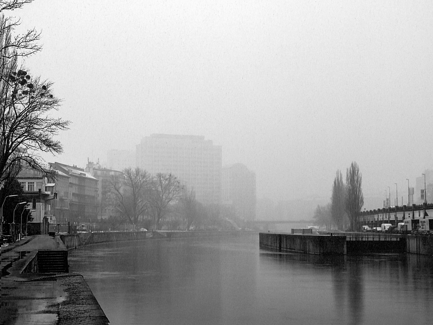 Nebel in der Stadt