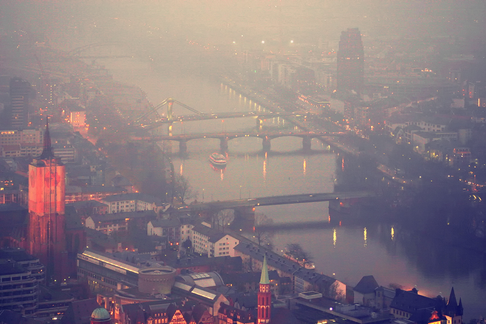 Nebel in Frankfurt