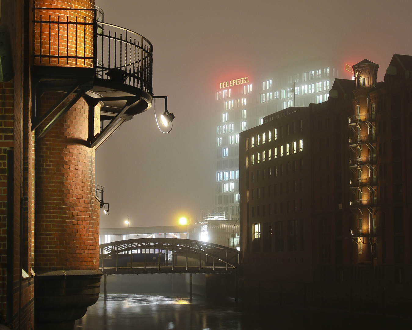 Nebel in Hamburg