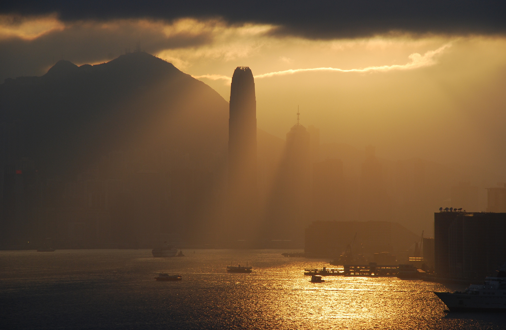 Nebel in Hong Kong