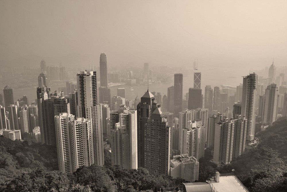 Nebel in Hongkong
