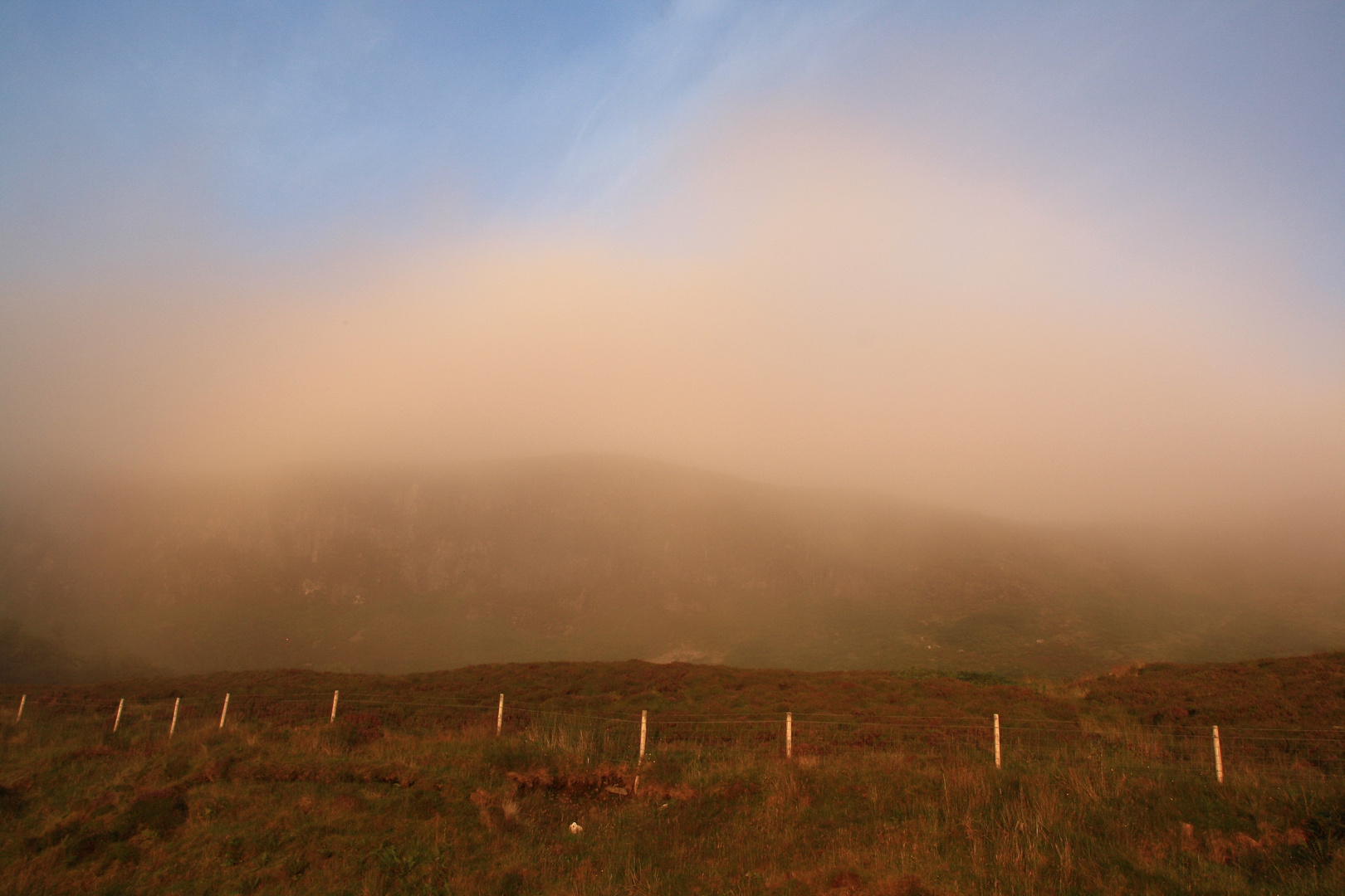 Nebel in Lochinver