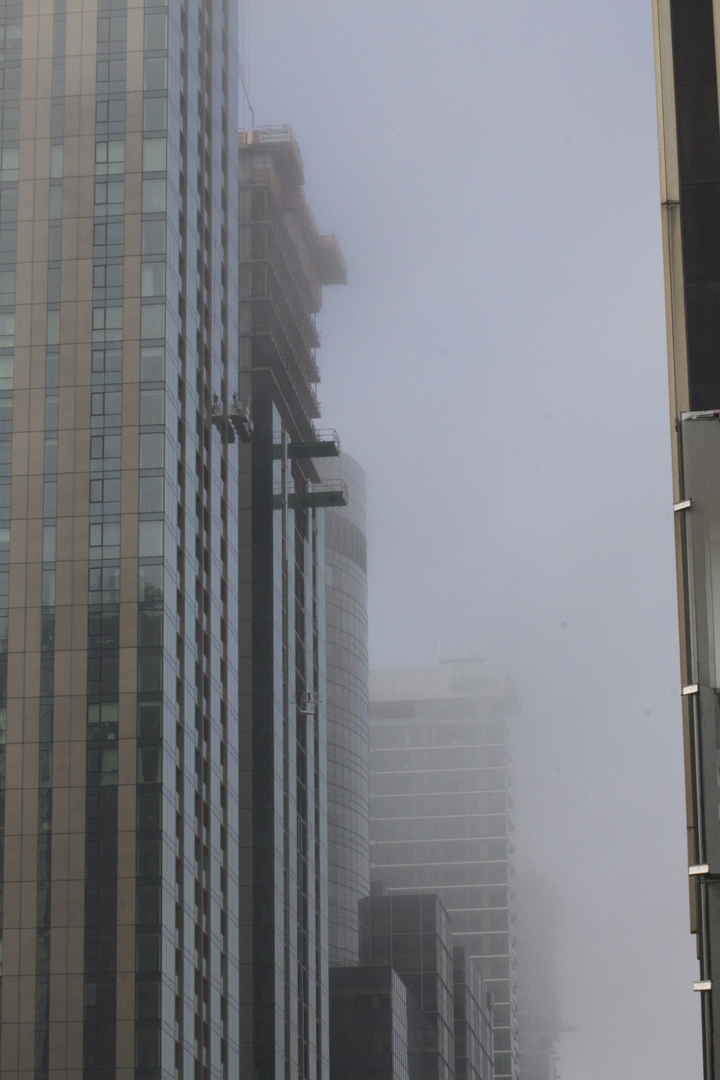 Nebel in Montreal City