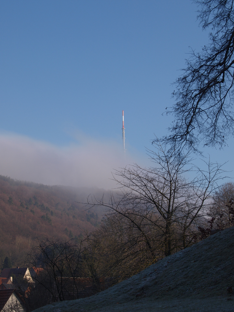 Nebel in Porta Westfalica