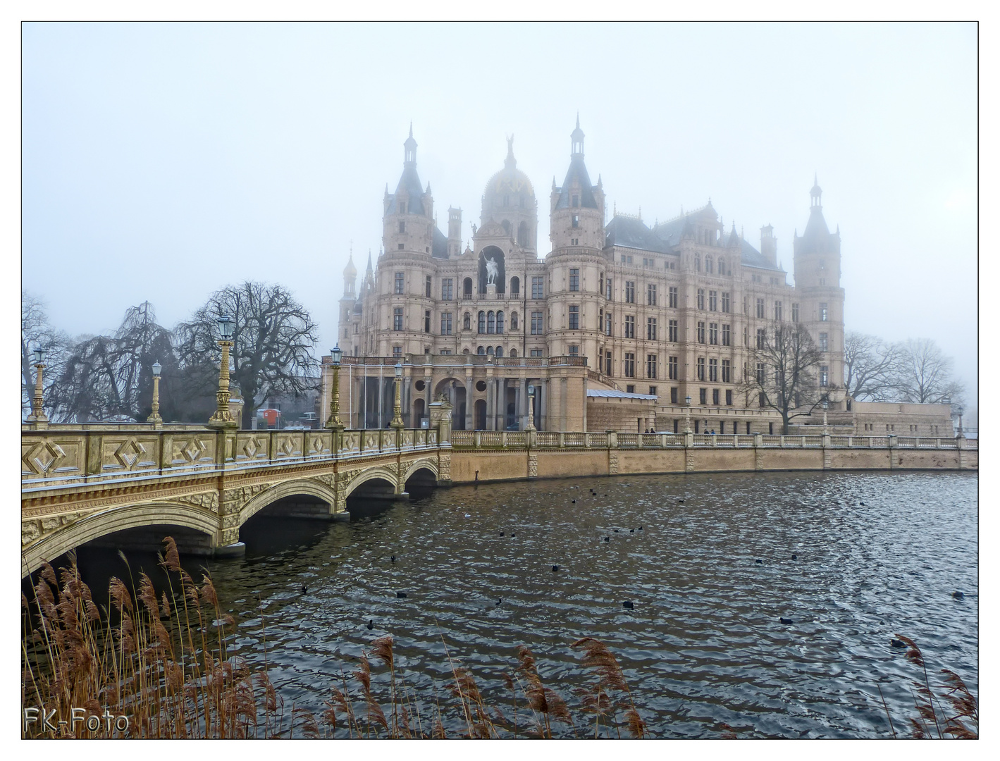 Nebel in Schwerin