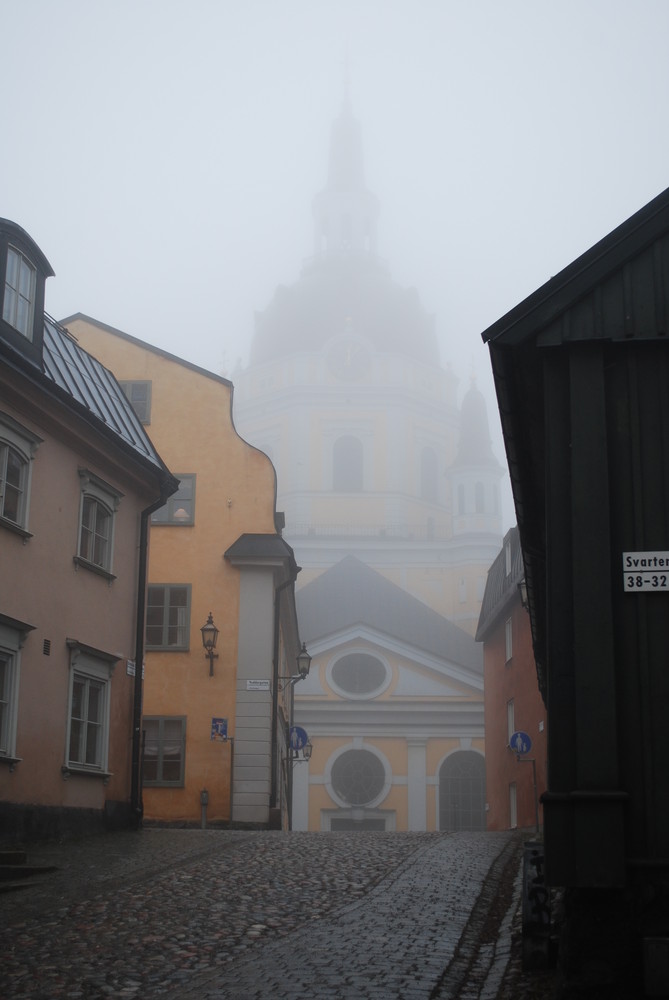 Nebel in Stockholm