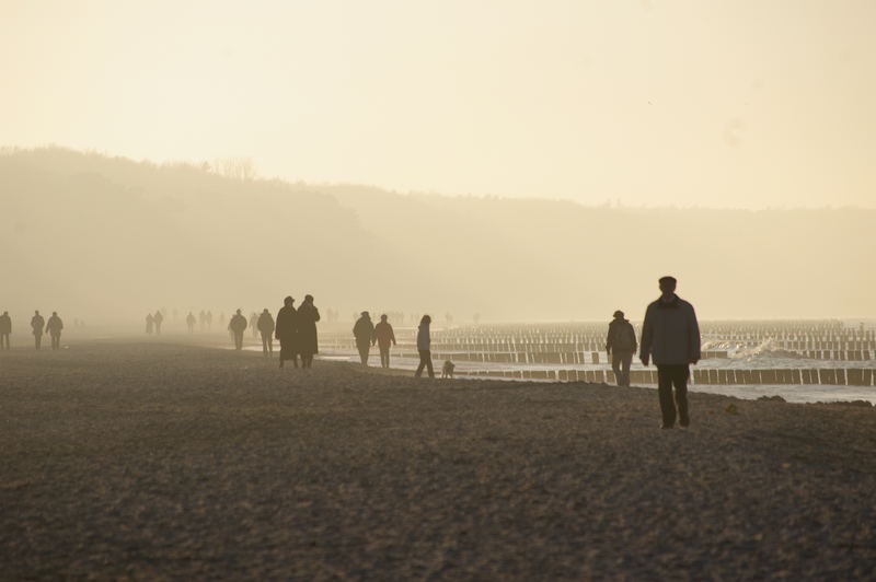 Nebel in Warnemünde