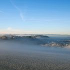 Nebel kommt aus dem Rheintal