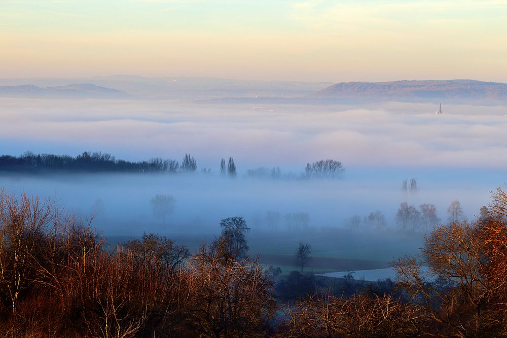 Nebel lässt sein graues Band flattern durch die Lüfte... 