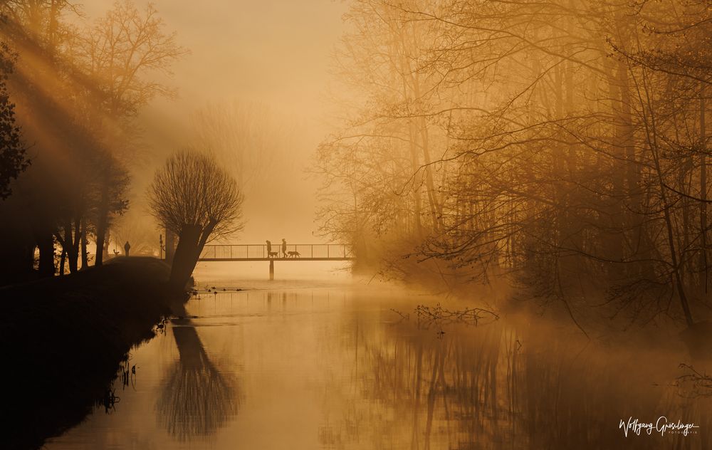 Nebel liegt in der Luft