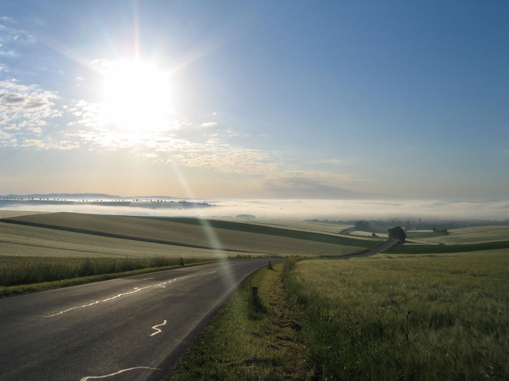 Nebel liegt in der Luft