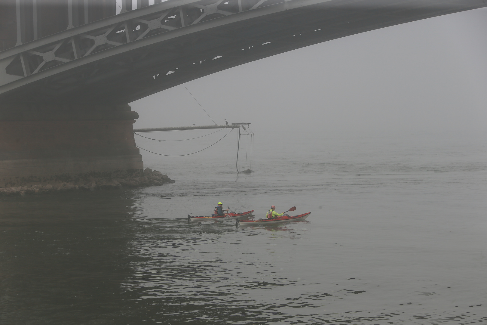 Nebel - Mainz-Kastel - Wiesbaden ....