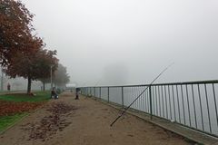 Nebel - Mainz-Kastel - Wiesbaden ....