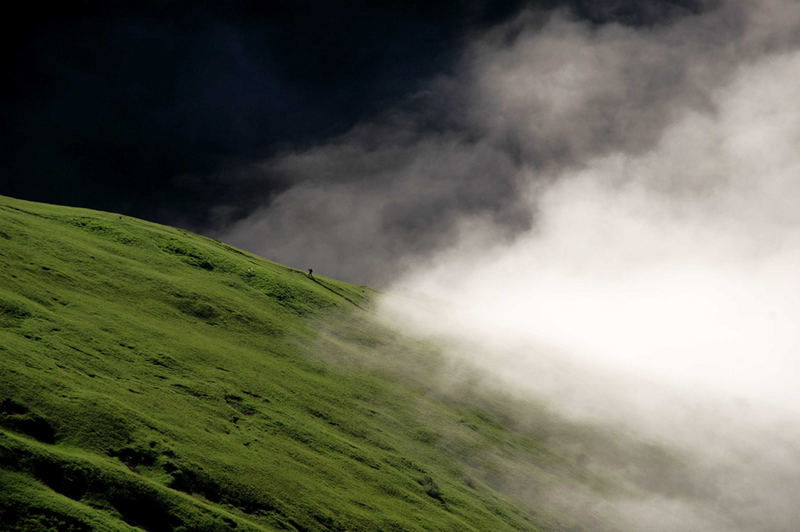 Nebel nach Sieben