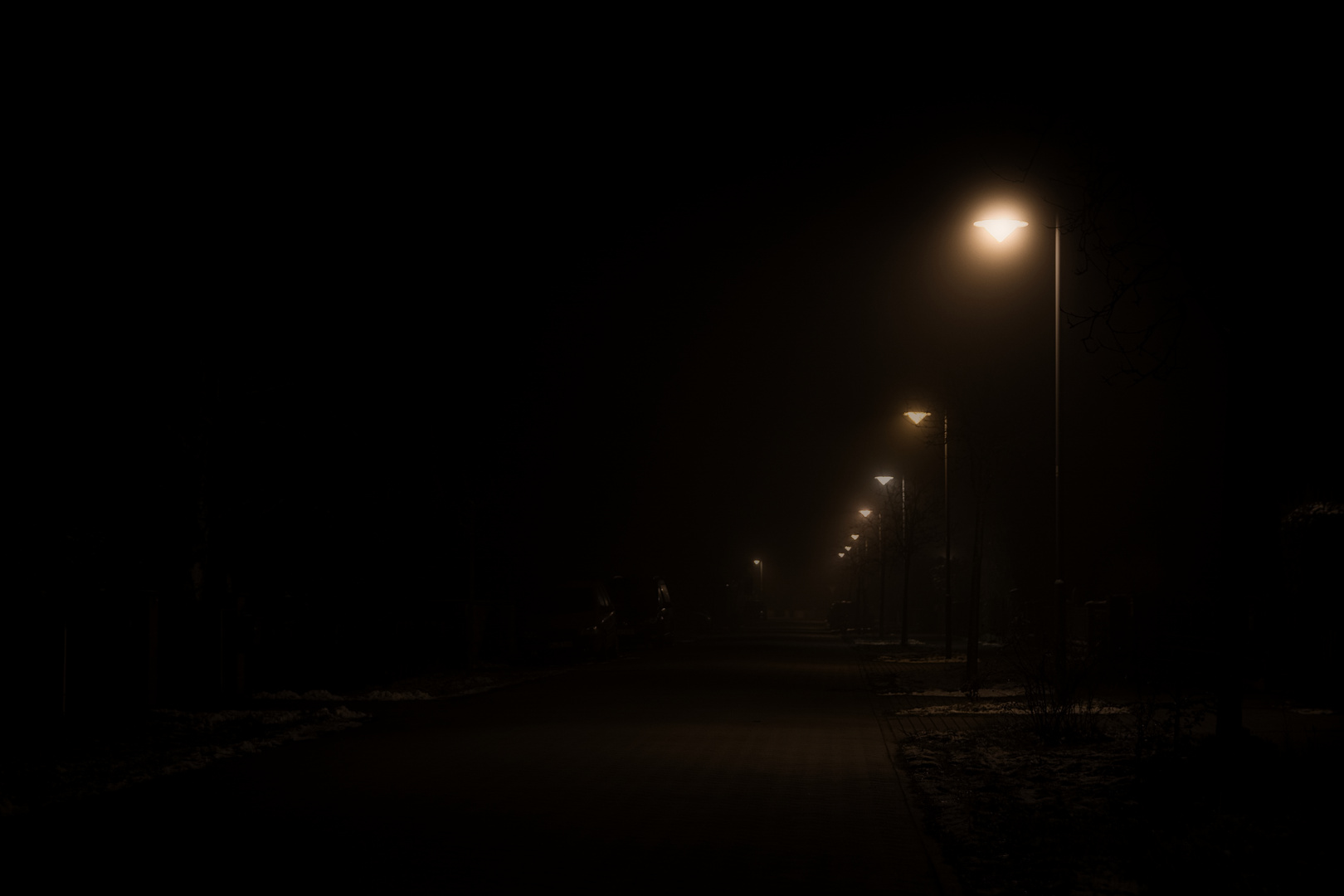 Nebel Nachts..