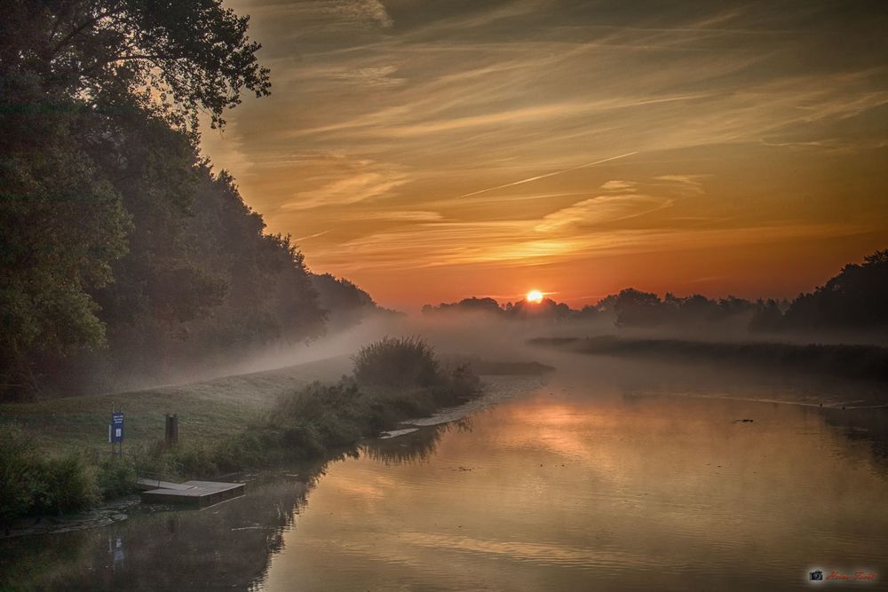 Nebel Nebel weißer Hauch, im Ammerland gibt es ihn auch