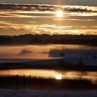 Nebel rollt heran am Fohnsee