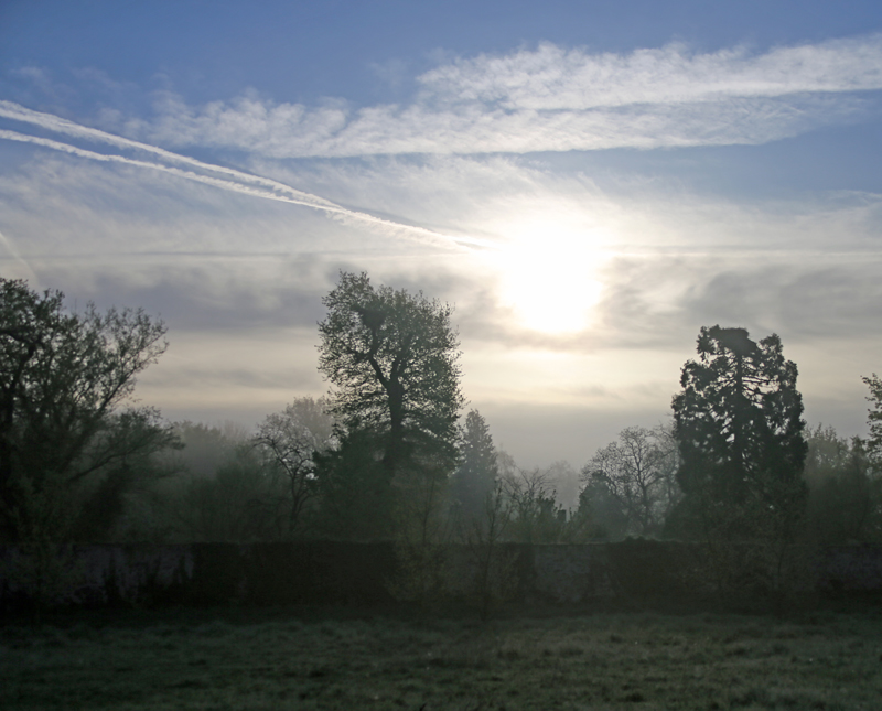 Nebel, Sonne und Wolken