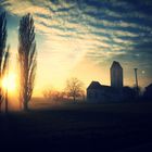 Nebel.... St Peterskirche Blansingen 