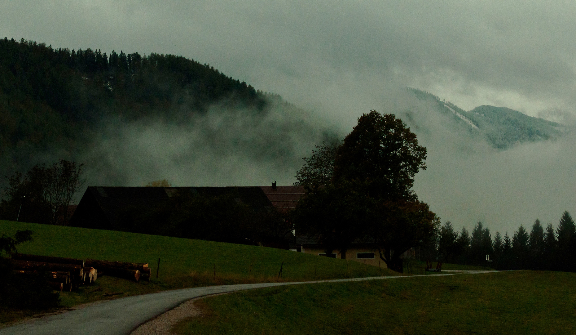 Nebel steigen auf