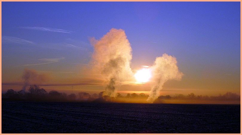 Nebel steigen auf