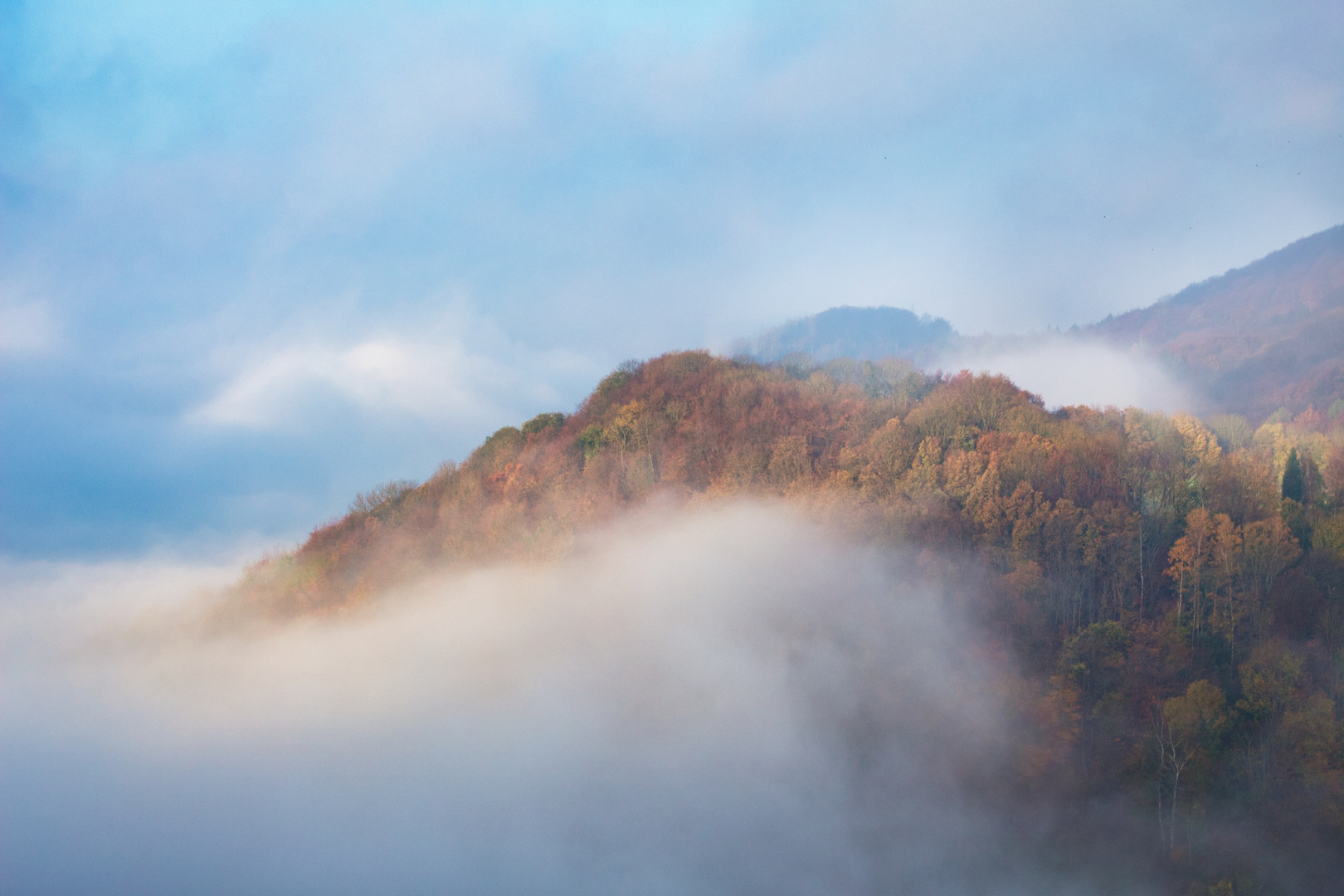 Nebel steigt auf