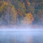 Nebel Stimmung an See