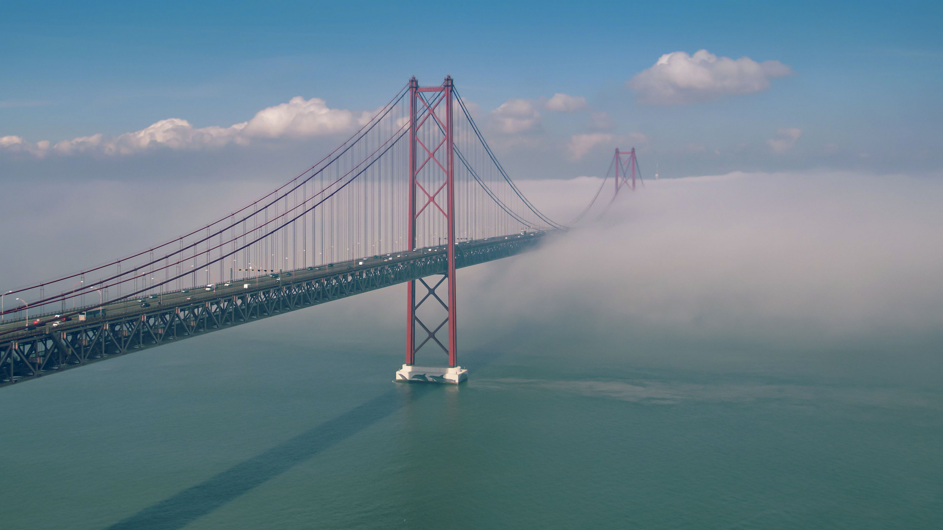 Nebel u?ber dem Rio Tejo