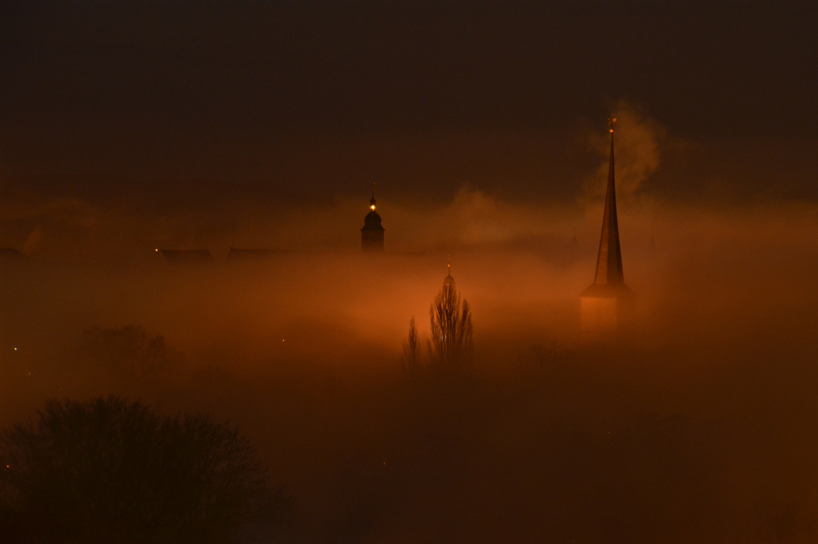 Nebel über Arnstadt