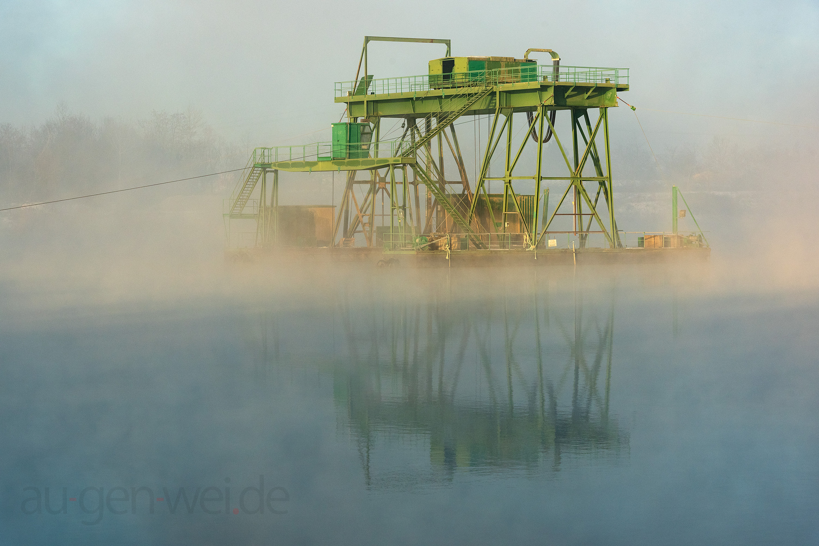 Nebel über Baggersee III