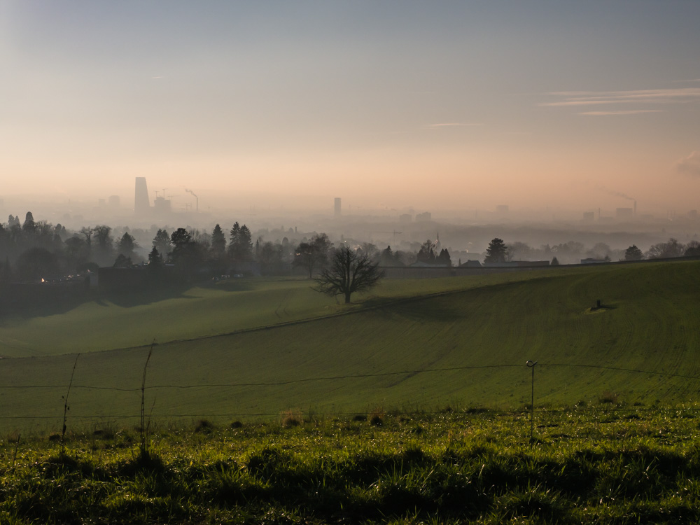 Nebel über Basel