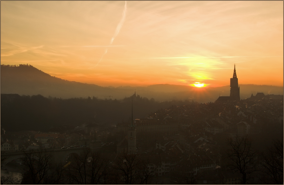 Nebel über Bern