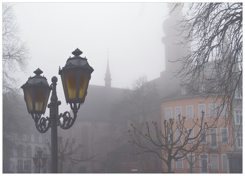 Nebel über Cochem