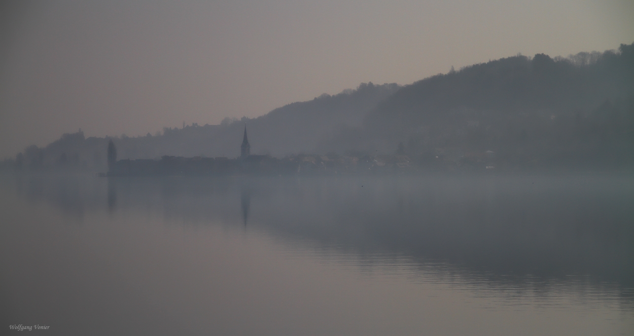 Nebel über dem Bodensee