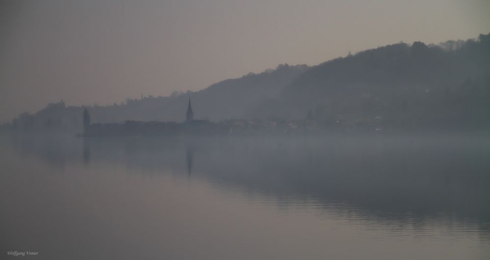 Nebel über dem Bodensee